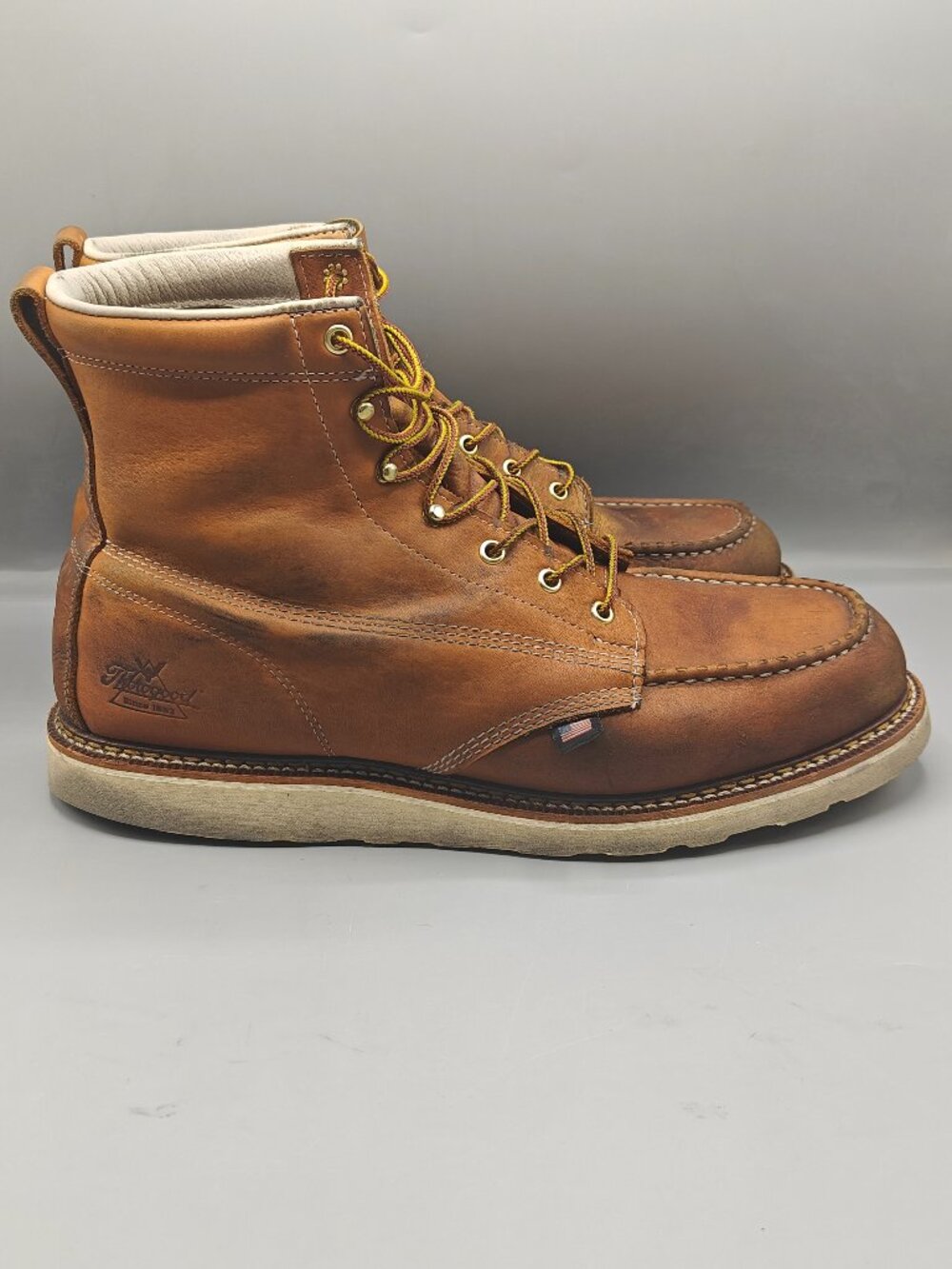 Thorogood American Heritage 6” Moc Toe Men's Work Boots 814-4200 Defect 15 EE